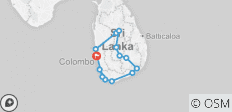 Pracht Sri Lankas - Kostenloses Upgrade auf Privatreise verfügbar (8 Tage) - 14 Destinationen 