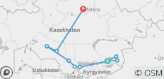  Across the Kazakh Steppe - 10 destinations 