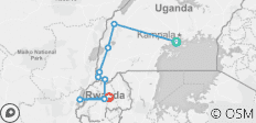  Cycling Uganda &amp; Rwanda: The Heart of Africa - 8 destinations 
