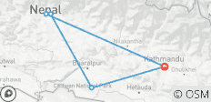 Nepal: Luxustour mit Everest-Flug - Kathmandu, Chitwan &amp; Pokhara - 5 Destinationen 