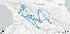  Circuit historique et pittoresque en groupe en Géorgie 10 jours - 19 destinations 
