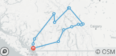  Sites emblématiques des Rocheuses et de l\'Ouest canadien : Circuit de 8 jours - 15 destinations 