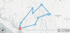  Les sites emblématiques des Rocheuses de l\'Ouest canadien : circuit de 8 jours - 15 destinations 