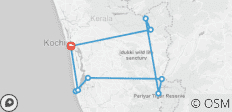  Unglaubliches Kerala - 9 Destinationen 