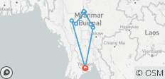  Das Beste aus Myanmar - 11 Tage - 11 Destinationen 