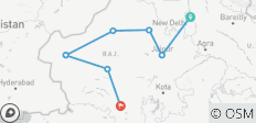  Das Erbe des royalen Rajasthan (Rundreise im Pkw mit Fahrer, 11 Tage) - 11 Destinationen 