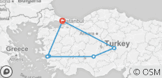  Höhepunkte aus der Türkei - 7 Destinationen 