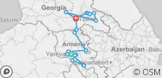  Entdeckungsreise Kaukasus - Ein unvergessliches Erlebnis in Georgien und Armenien - 19 Destinationen 