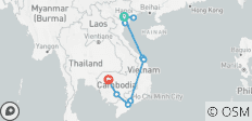  Vietnam - Kambodscha Entdeckungsreise - 15 Tage - 11 Destinationen 