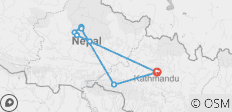  Nepal Tour with Short Trek - 7 destinations 