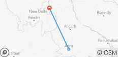  Taj Mahal Tagesausflug von Delhi (mit dem Superschnellzug) - 3 Destinationen 