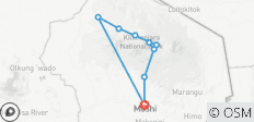  Kilimanjaro Northern Circuit Route - Private Kletterreise - 10 Tage - 9 Destinationen 
