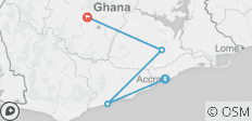  Ghana Erlebnisreise - 4 Destinationen 