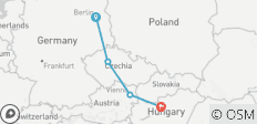  Bahnreise von Berlin nach Budapest für Gruppen (18-35) - 4 Destinationen 