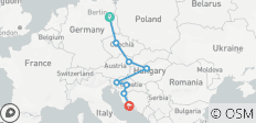  Boheems Europa - een groepsreis per trein - voor 18- tot 35-jarigen - 8 bestemmingen 