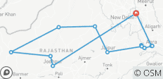  Abenteuer-Tour in Rajasthan - 13 Destinationen 