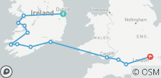  From Dublin to London - 13 destinations 