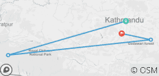 Ziel van Nepal - 4 bestemmingen 