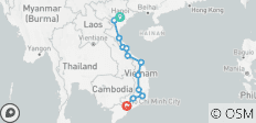  Vietnam MotorRadreise auf dem Ho Chi Minh Trail über die Central Highlands - 12 Destinationen 