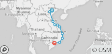  Top Gear Vietnam Motorradtour von Hanoi nach Saigon auf dem Chi Minh Trail - 10 Destinationen 