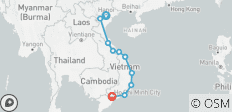  Top Gear Vietnam Motorbike Tour from Hanoi to Saigon on Chi Minh Trail - 10 destinations 