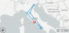  Italië in 10 dagen - 9 bestemmingen 