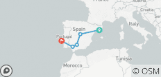  Spanien mit dem Zug Singles Vacations - 40er - 50er und 60er Jahre Singles Vacations - 6 Destinationen 