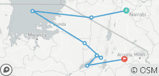  Lo más destacado de África oriental - 8 destinos 