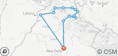  17 jours Shimla - Spiti - Manali - Dharamshala - Amritsar - 13 destinations 