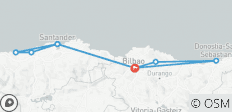  Bilbao en Santander, met eigen auto - 9 bestemmingen 