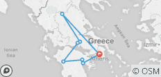  Glorreiches Griechenland (Klassische Rundreise, Winter, 7 Tage) - 8 Destinationen 