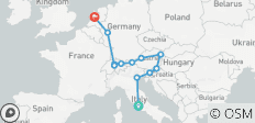  Prächtiges Europa - Rundreise mit Ende in Amsterdam (14 Tage) - 13 Destinationen 