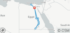  11-Day Cairo, Nile Cruise, Abu Simbel, Dendarah, Abydos &amp; Alexandria - 11 destinations 