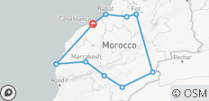  12 nuits du meilleur tour du Maroc - 10 destinations 