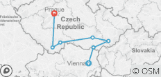  Vienna To Prague - 7 destinations 