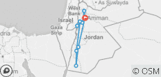  Jordanien erleben - Rundreise, Sommer, Erweiterung Totes Meer (9 Tage) - 10 Destinationen 