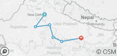  Gouden Driehoek-rondreis met Varanasi &amp; Khajuraho - 6 bestemmingen 