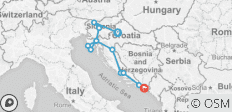  Best of Croatia and Slovenia (11 Days) - 12 destinations 