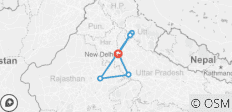  Goldenes Dreieck inkl. Haridwar &amp; Rishikesh - 6 Destinationen 