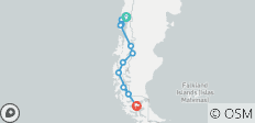  Patagonien Reise - Chiloe, Carretera Austral und Torres del Paine. - 11 Destinationen 