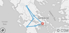  Glories of Greece Reverse (Classic, 7 Days) - 7 destinations 