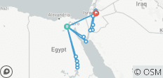  18-Day Best of Egypt and Jordan Luxury tour - 18 destinations 