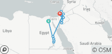  Atemberaubendes Ägypten, Jordanien und Israel - 14 Tage - 15 Destinationen 