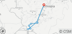  Kulturreise zu den Stämmen des Omo-Tals von Äthiopien - 9 Destinationen 