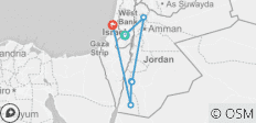  Israël &amp; Jordanië: Oude Sites &amp; Epische Nachten - 6 bestemmingen 