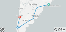  Schitterend Zuid-Amerika - Brazilië, Argentinië &amp; Chili &amp; Patagonië - 7 bestemmingen 