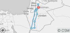  Jordanien Gruppenreise - 8 Tage - 10 Destinationen 