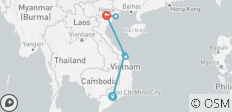  12 Dagen in Vietnam Van Ho Chi Minh stad tot Hoi An en Hanoi - 6 bestemmingen 