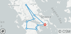  Best of Greece Reverse (Base, Winter, 8 Days) - 10 destinations 