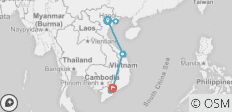 Hanoi - Da Nang - Ho Chi Minh - 8 Tage, 7 Nächte - 9 Destinationen 